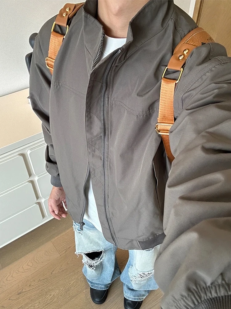 

Мужская демисезонная куртка Cleanfit Flight в американском ретро-стиле, рабочая верхняя одежда, с воротником-стойкой, защита от пыли и пуха