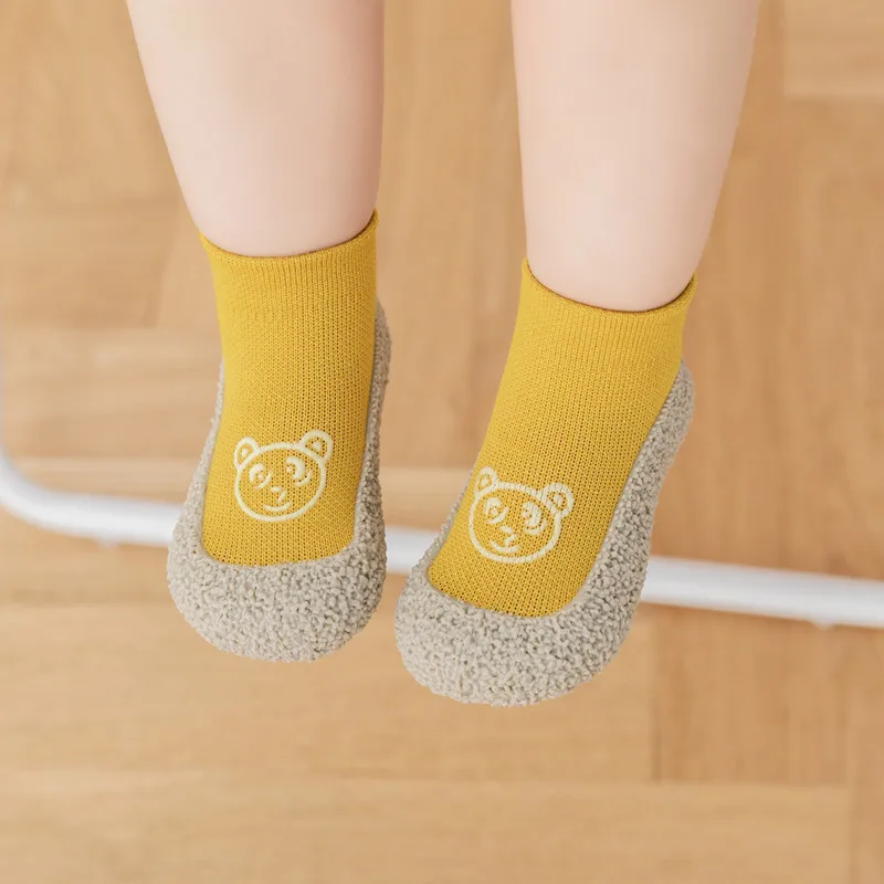 1-3 Jaar Lente 2024 Nieuwe Baby Vloer Sokken Schoenen Cartoon Schattige Baby Peuter Schoenen Anti-Slip Kinderen Sokken Schoenen