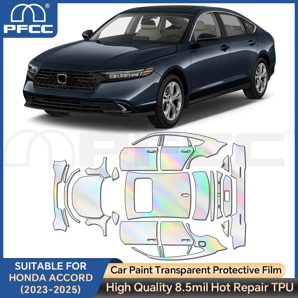 

For Honda Accord 2023 2024 2025 Full Car Precut 8.5mil Matte TPU Paint Protection Clear Film Kit Sticker Auto Decal Accessories