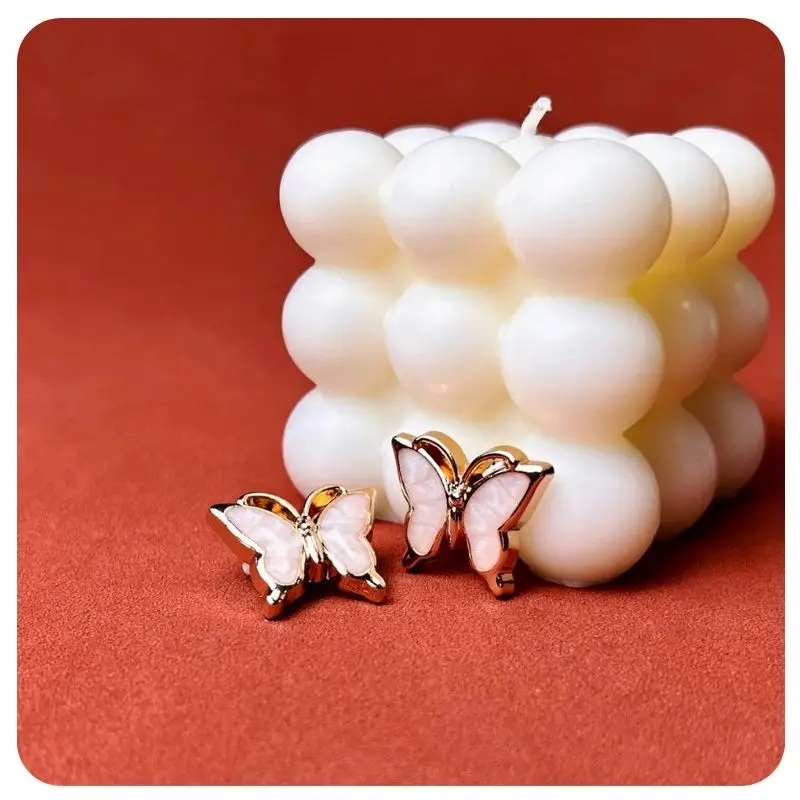 10pcs Fashion Butterfly Metal Button Sewing Clothing Leather Bag DIY Craft Sweater High-Grade