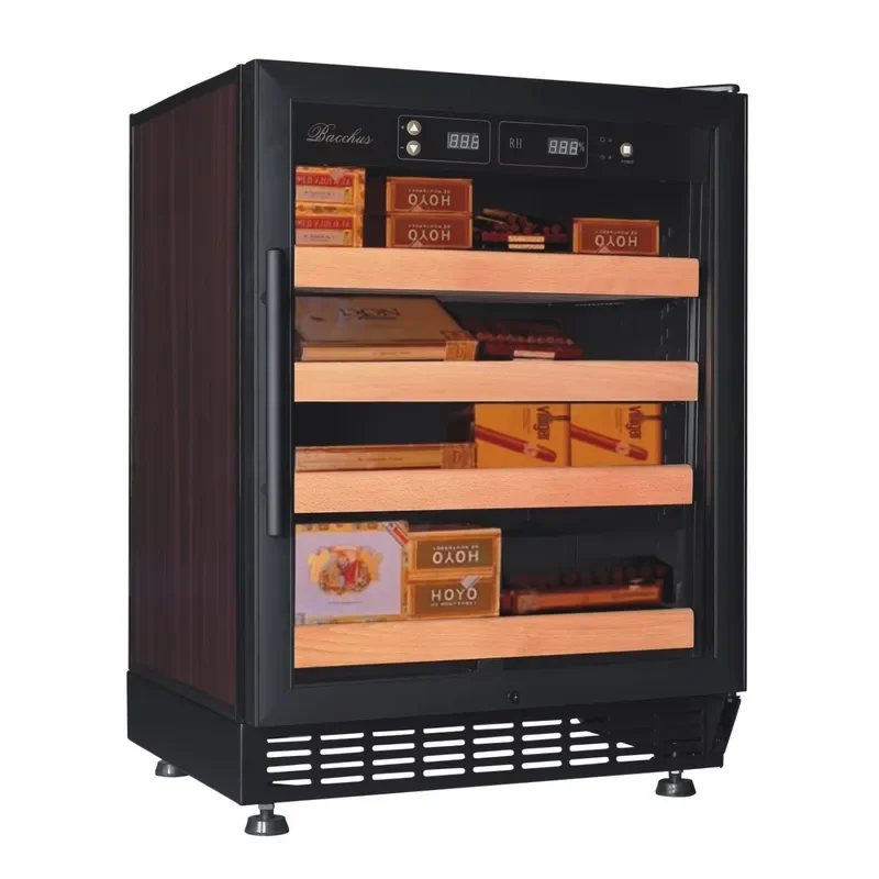 for Zhongshan 103L Cigar Cooler Humidor Cabinet Compressor Direct Cooling Wine Chiller Refrigerator Storage Case