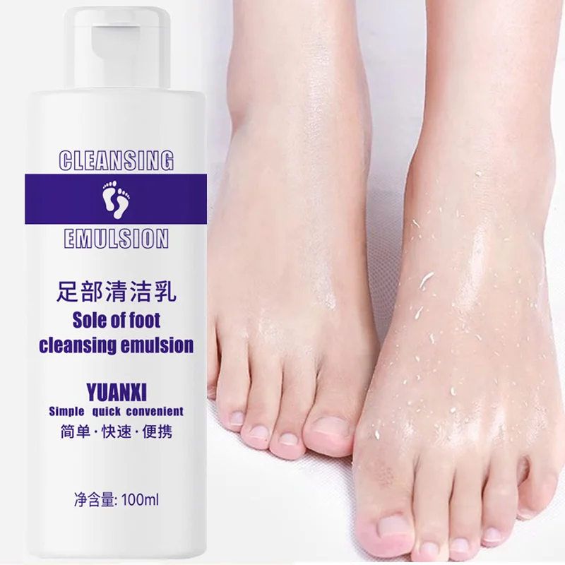 

100ml powerful foot care cleaner, removes dead skin, corns, and calluses, gentle and non irritating, refreshing and moisturizing