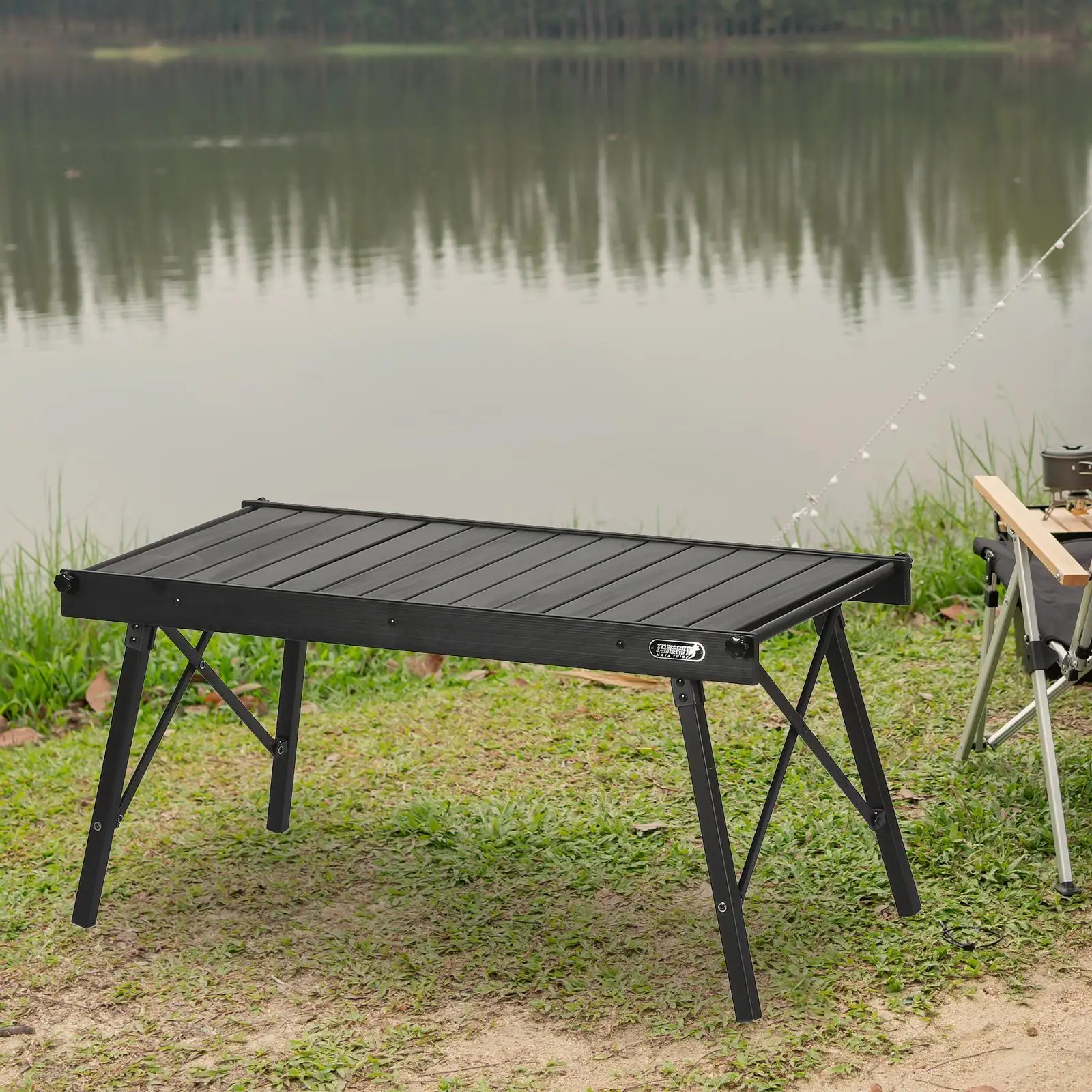 

Folding Table Sturdy Multipurpose Easy Installation Foldable Small Table Camp Table for Fishing Backyard BBQ Outdoor Backpacking