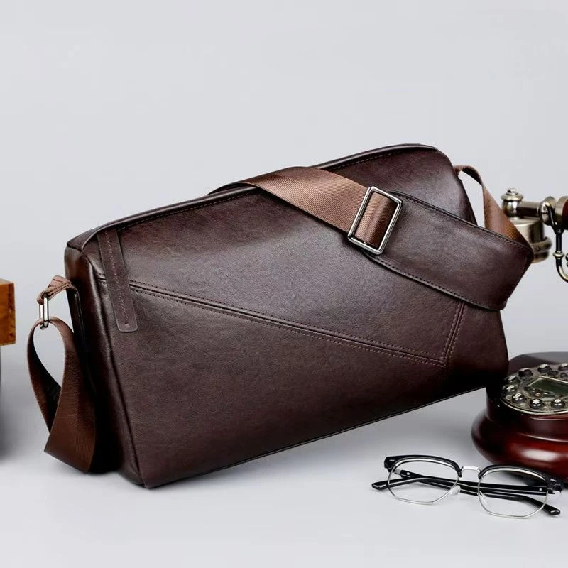 

2026 New Luxury Men's Handbags Cow Genuine Leather Male Shoulder Bag Men Real Natural Leather Crossbody Bag Messenger Bags