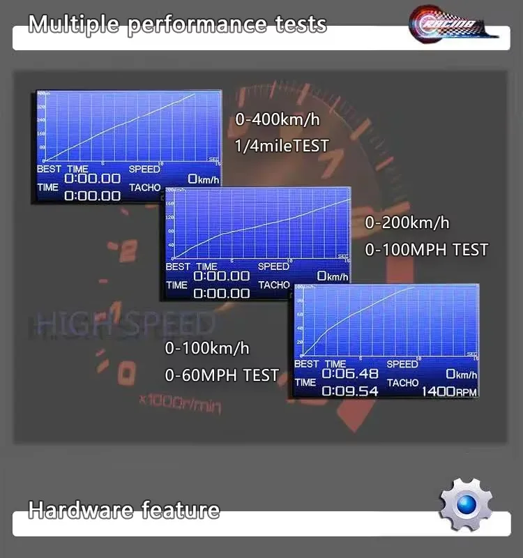 Lufi X1 OBD2 Digitales Messgerät Turbo-Boost Öldruck Wassertemperatur für Auto Luftdrehzahl Kraftstoffgeschwindigkeit EXT Ölmesser OBD HUD-Anzeige – Detail 15