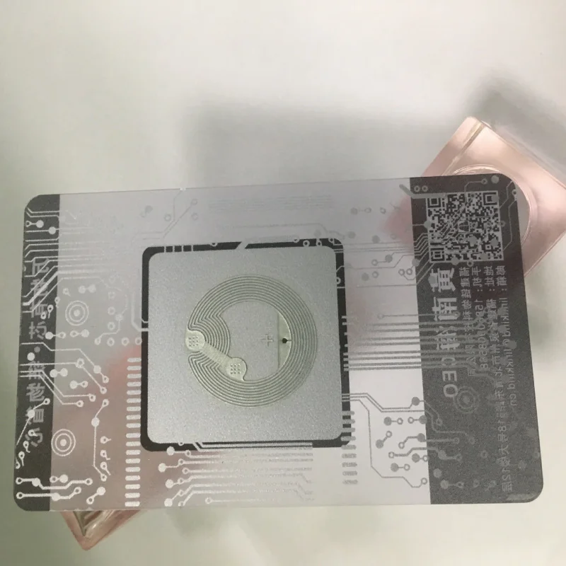 Customized Film Printing Hot Stamping Silver Embossed Black Material Business Cards