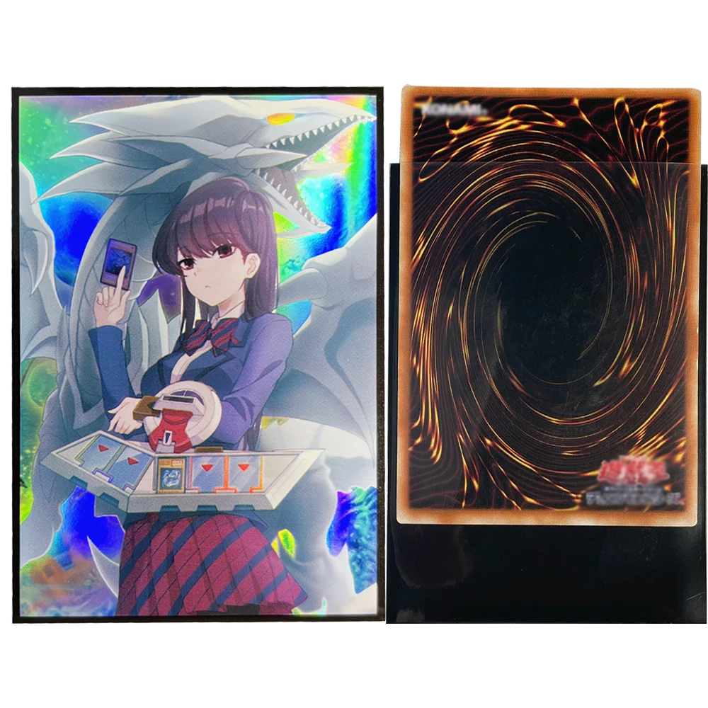 63 x90mm 50PCS Anime Card Sleeves Toploading Trading Card Sleeves protezione per carte di dimensioni giapponesi per YGO