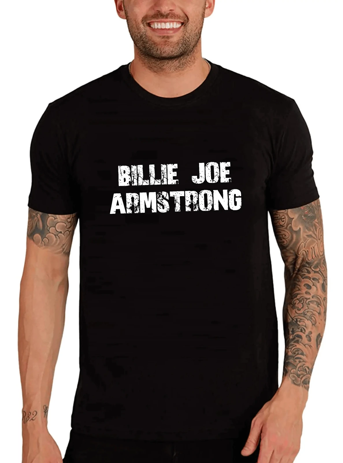 Men's Graphic TShirt Billie Joe Armstrong EcoFriendly Limited Edition
