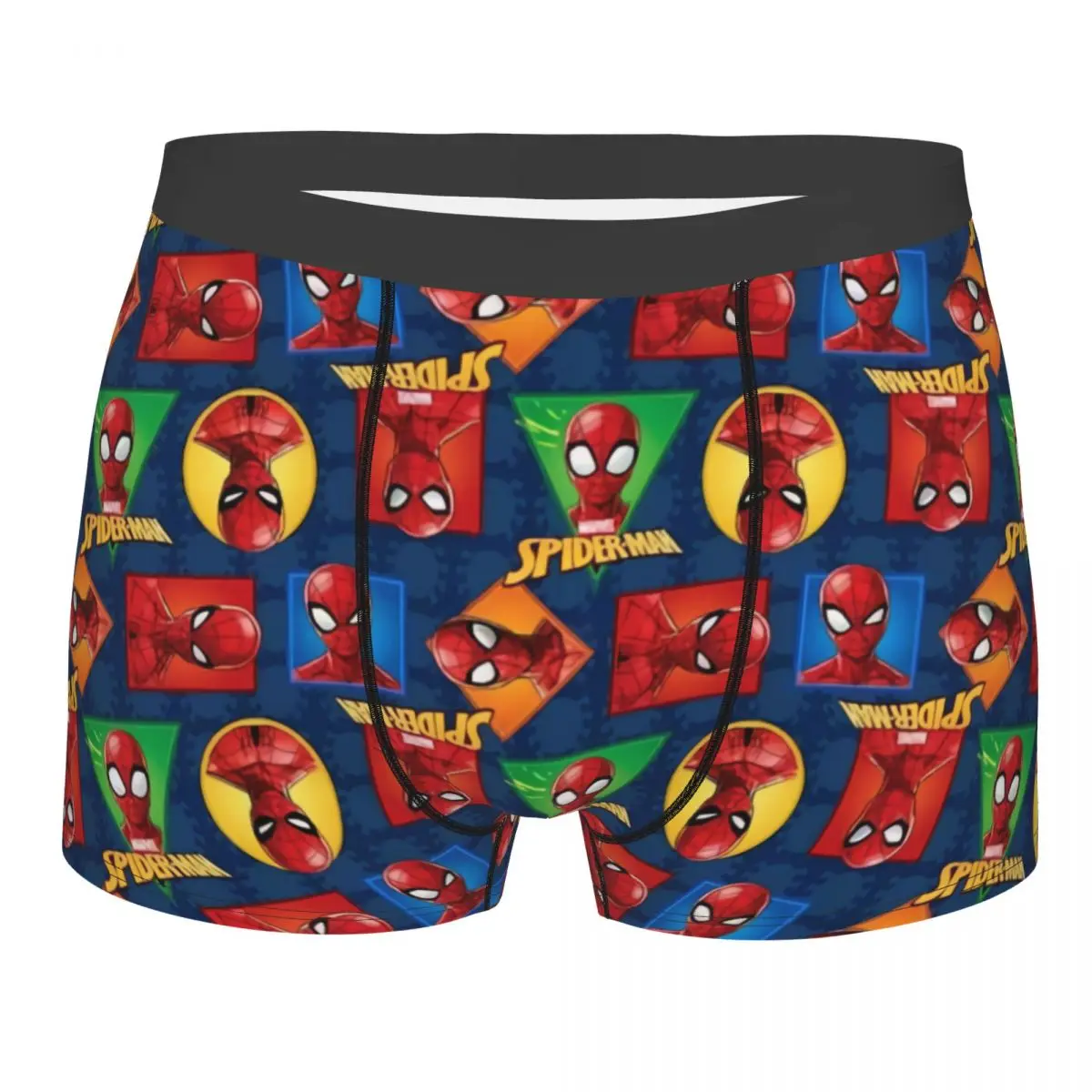 

Новинка: мужские трусы-боксеры с изображением Человека-паука, удобные трусы-брифы с мультяшным супергероем