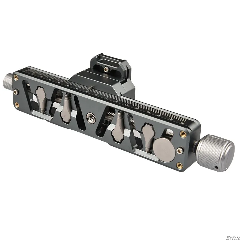 Camera Track Slider, Linear Slide Rails for Micro Cameras, Close-up Fine-tuning Translation Tracks, Quick Clamping Seats