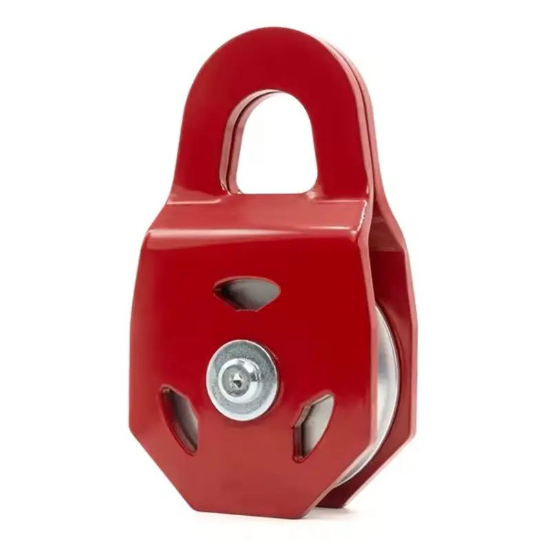 

For UTV Tractor Compatible 8T Heavy Duty Towing Winch Pulley Block Rope Hook System