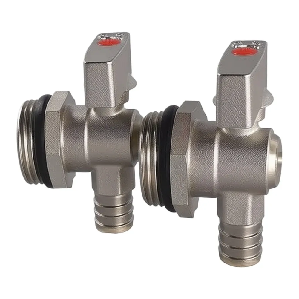 Copper Drain Valve for Floor Heating Systems Used in Radiator Circuits Geothermal Loops and Water Separation Tasks