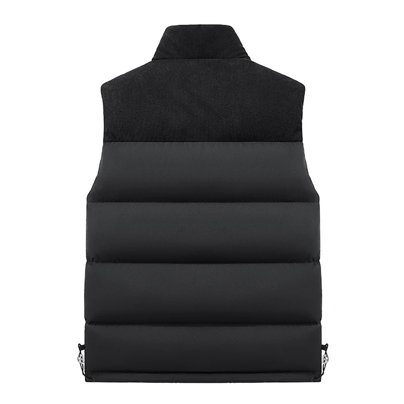 YJKVUR Autumn Winter New Unisex Windproof Vest Men Jacket Sleeveless Casual Coat Down Cotton Warm Thicken Waistcoat Thick Gilet