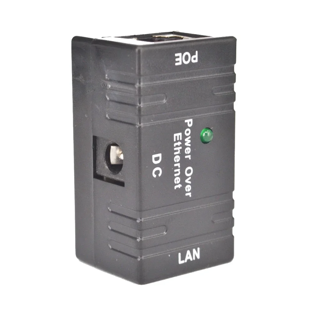 محول حاقن فاصل POE صغير تيار مستمر ملحقات CCTV عبر إيثرنت RJ45 سلبي لكاميرا مراقبة شبكة LAN IP