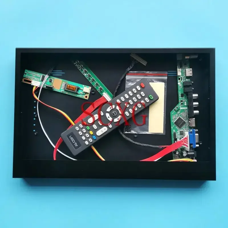 

Metal Case+TV Analog Driver Board Fit CLAA154WP04A CLAA154WP05A 15.4" Kit 30 Pin LVDS VGA AV USB HDMI-Compatible 1CCFL 1440*900