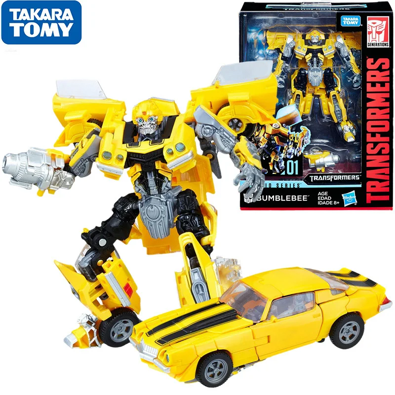 In Stock Transformers Studio Series SS-01 Deluxe Class Movie 1 Bumblebee Anime Figure Action Model Robot Toys Gift