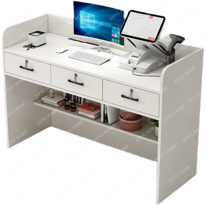 

Light Luxury Cashier Shop Small Bar Reception Table