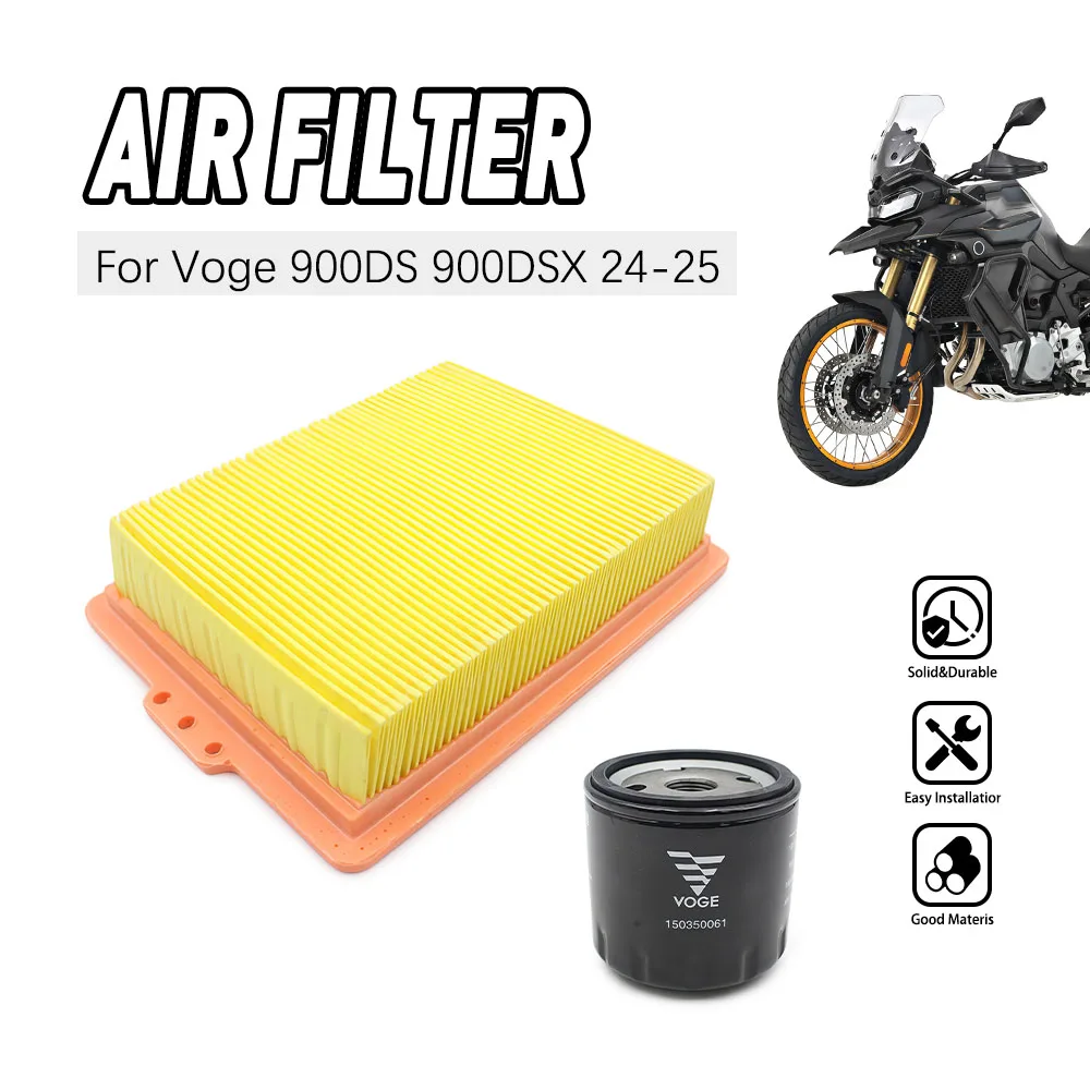 

Motorcycle Air Filter Oil Filter For VOGE 900DS 900 DS 900ds 900DSX 900dsx 2024 2025 Intake Cleaner Replacement part