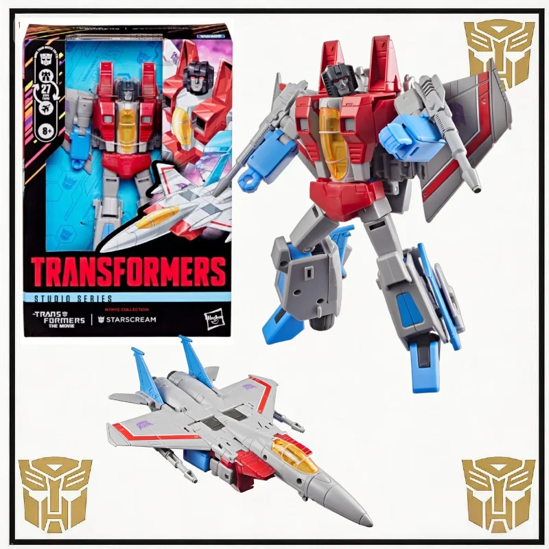 【Preventa】Hasbro Transformers SS86 Voyager Starscream, Figura de Acción de Robot Transformable de la Película de 1986, Juguete Coleccionable, Regalo para Fans