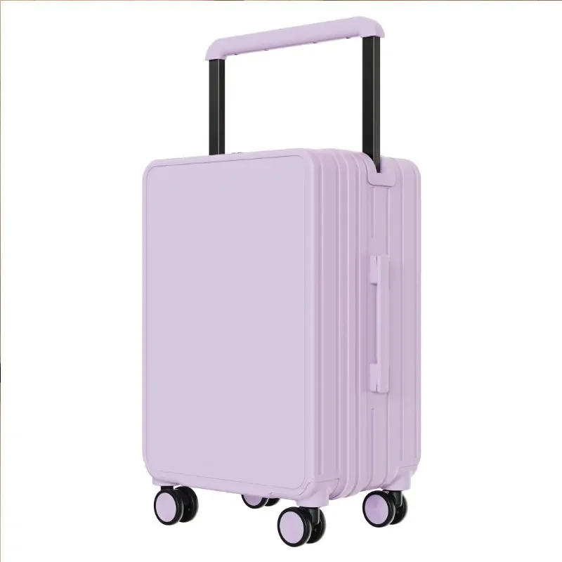 Middle Wide Trolley Case Business Suitcase Large Capacity Luggage Fashion Suitcase Waterproof Zipper Luggage  Boarding Bag