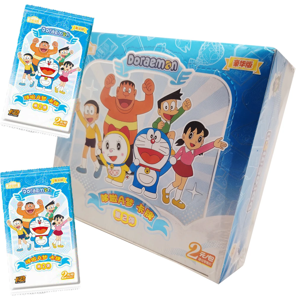 Genuine Classic Comedy Animation Doraemon Collection Card Shizuka Minamoto Nobita Nobi High-definition Characters Cards Gifts