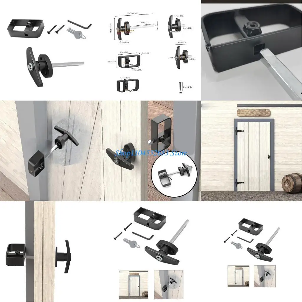 

Y6GD Upgrades Handle Lock with Strong Lock Handle with for Home & Office Use