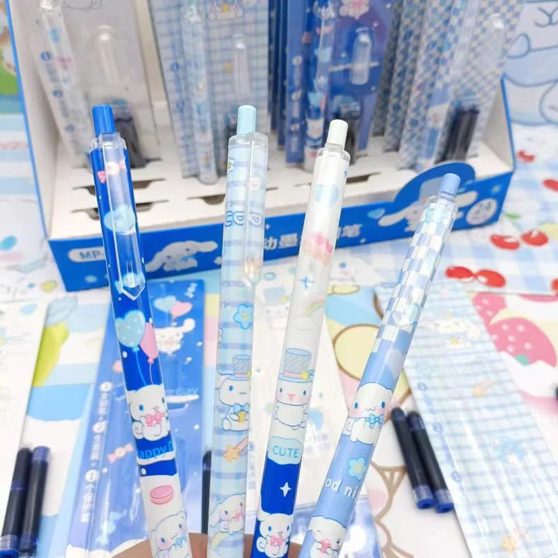 Cinnamoroll Fountain Pen Set Cute Replaceable ink Signature Pens Stationery Gifts School Office Writing Supplies