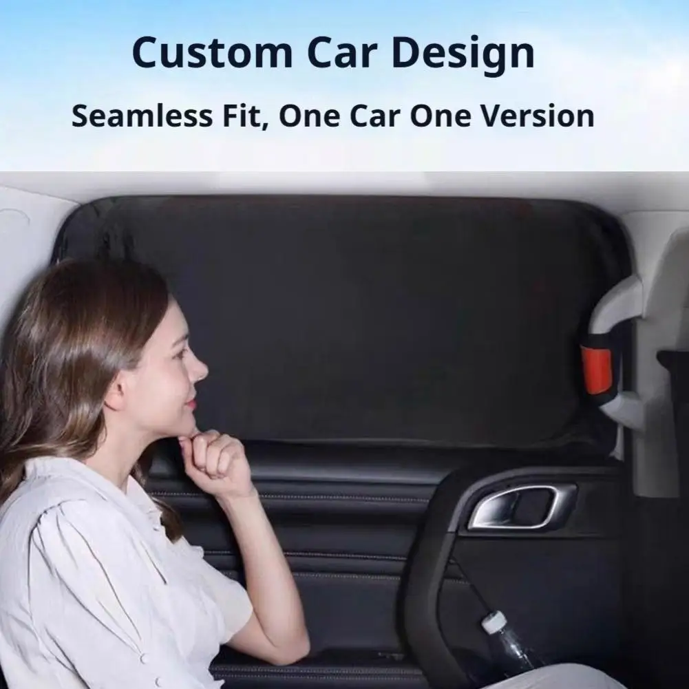 For New ModelY YL Car Sunshades Privacy Curtains Front Rear Window Sun Shade UV Protection Heat Insulation Car Window Cover