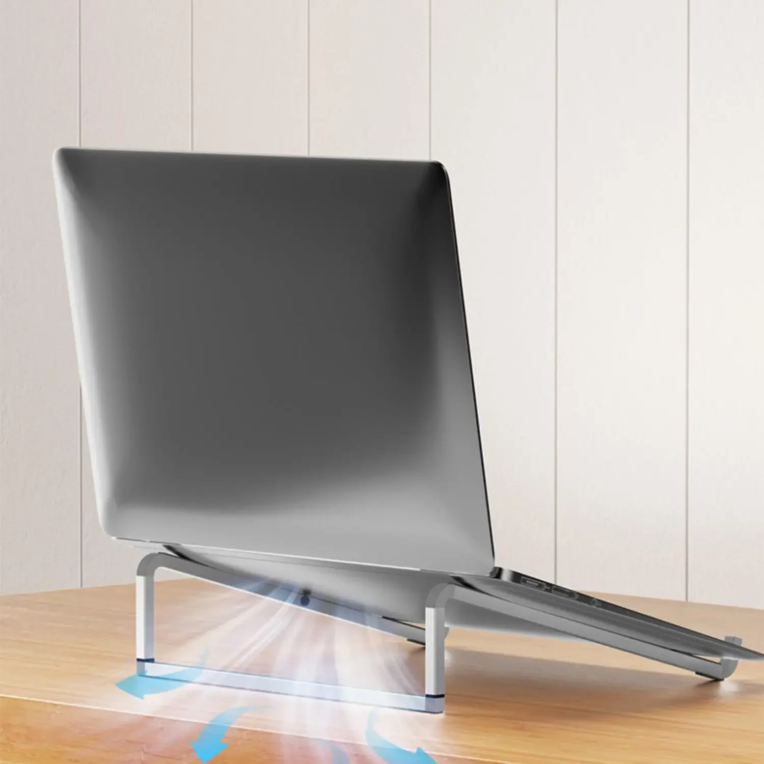 Foldable Aluminum Laptop Stand Portable Notebook Support Holder For Macbook Pro Computer Riser Stand Cooling Bracket Universal