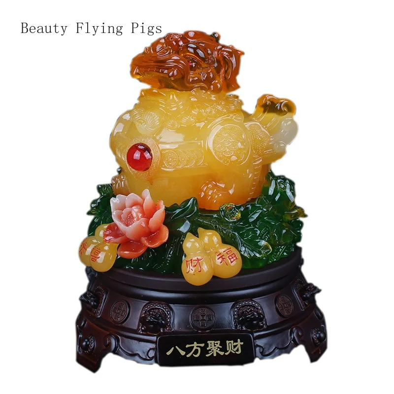 Golden Toad Decoration Lucky Three-foot Cicada Large Company Craft Opening Gifts Home Furnishing Store Cashier Count Feng Shui