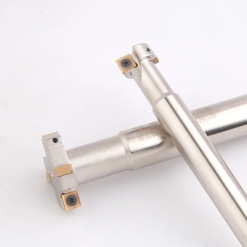 MTS CNC T-slot milling cutter shank, straight shank T-cutter, three-edge grooving cutter shank, extended trapezoidal cutter
