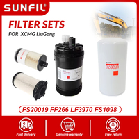 FS20019 FF266 LF3970 FS1098 filter sets For XCMG XE200 215D LiuGong CLG920 933 935E
