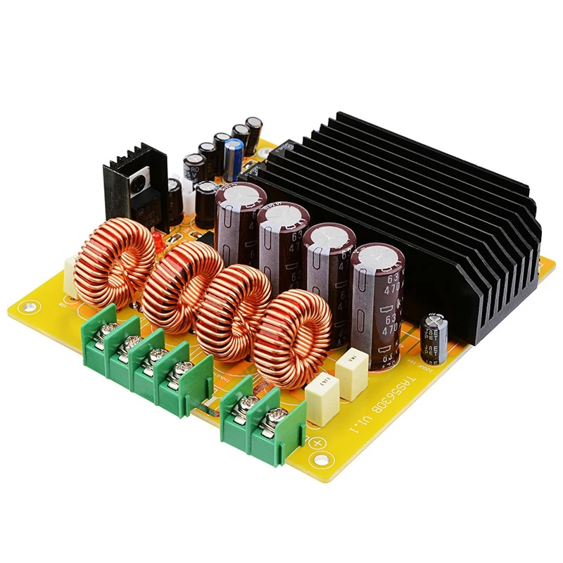 

Усилитель мощности Tas5630, аудиоплата 2X300W Hifi, Цифровые усилители класса D, домашний усилитель с предусилителем Ad827