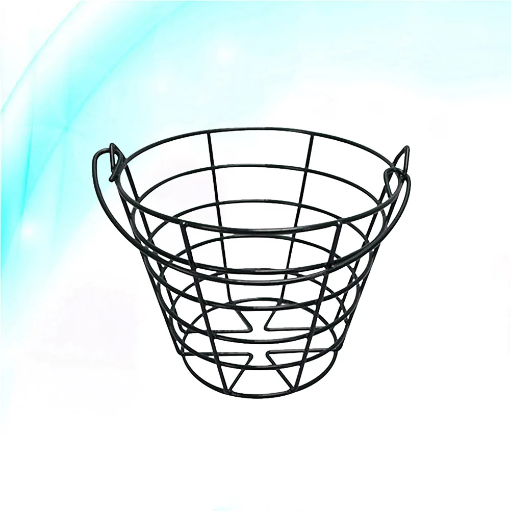 

Golf Ball Basket Metal Iron Storage Holder Durable Lightweight Carrying Container Practice Fitness Accessory For Golf Lovers