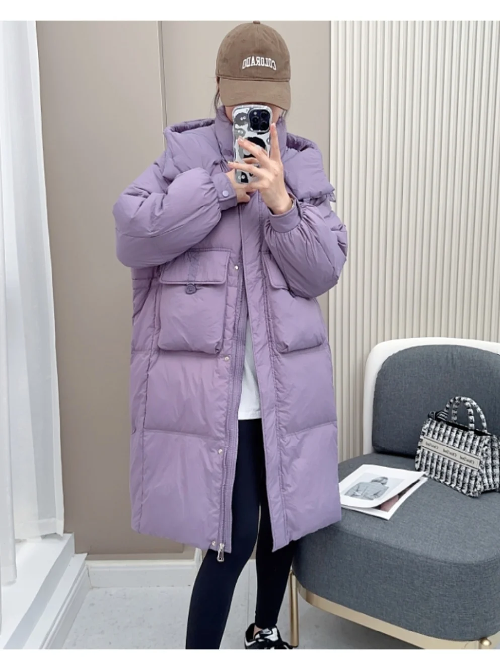 

Белый ду пух Jaet Женский сарафан средней длины с большими кетами f Возрачная корейская версия на пуговицах