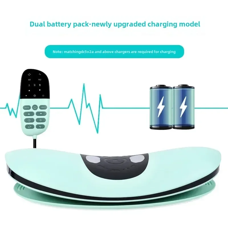 جهاز تدليك الخصر الكهربائي الذكي المنزلي مع وسادة هوائية متعددة الوظائف وضغط ساخن نبضي منخفض التردد