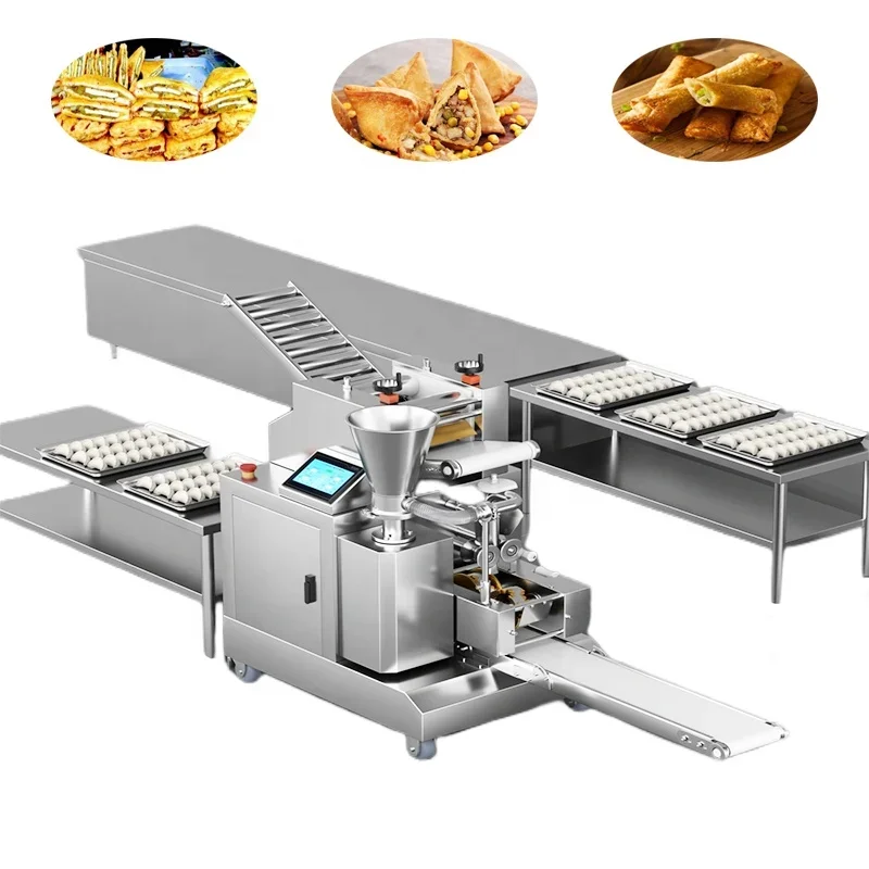 

Grain product making machines/Automatic samosa dumpling empanada spring roll pierogi pelmeni making machine