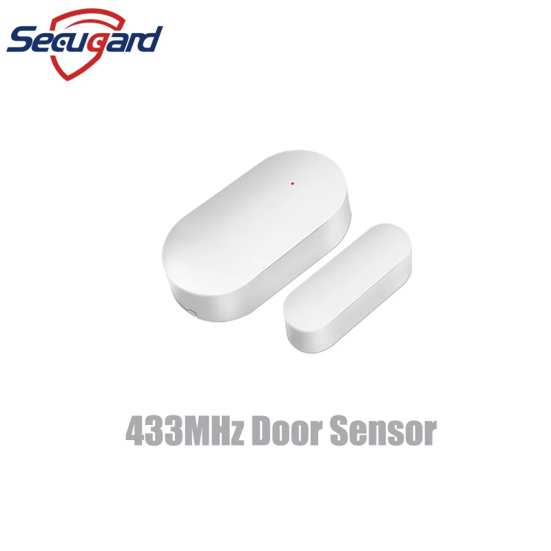 433MHz Sensor Pintu Nirkabel Detektor Jendela Terbuka Sensor Magnet Pintu untuk Sistem Alarm Keamanan Pencuri Rumah Kami