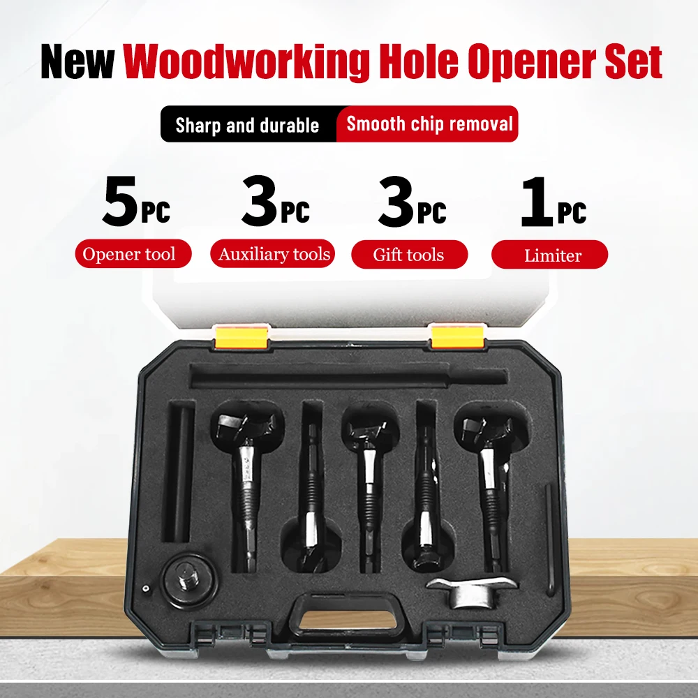 Forstner Bit for angle grinders/electric drills/electric wrenches and lithium drills with a depth-limiting feature wood cutting