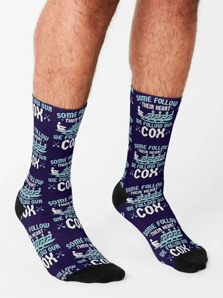 Rowing Crew Some Follow Their Heart We Follow Our Cox Socks moving stockings crazy gym sport Socks Woman Men's
