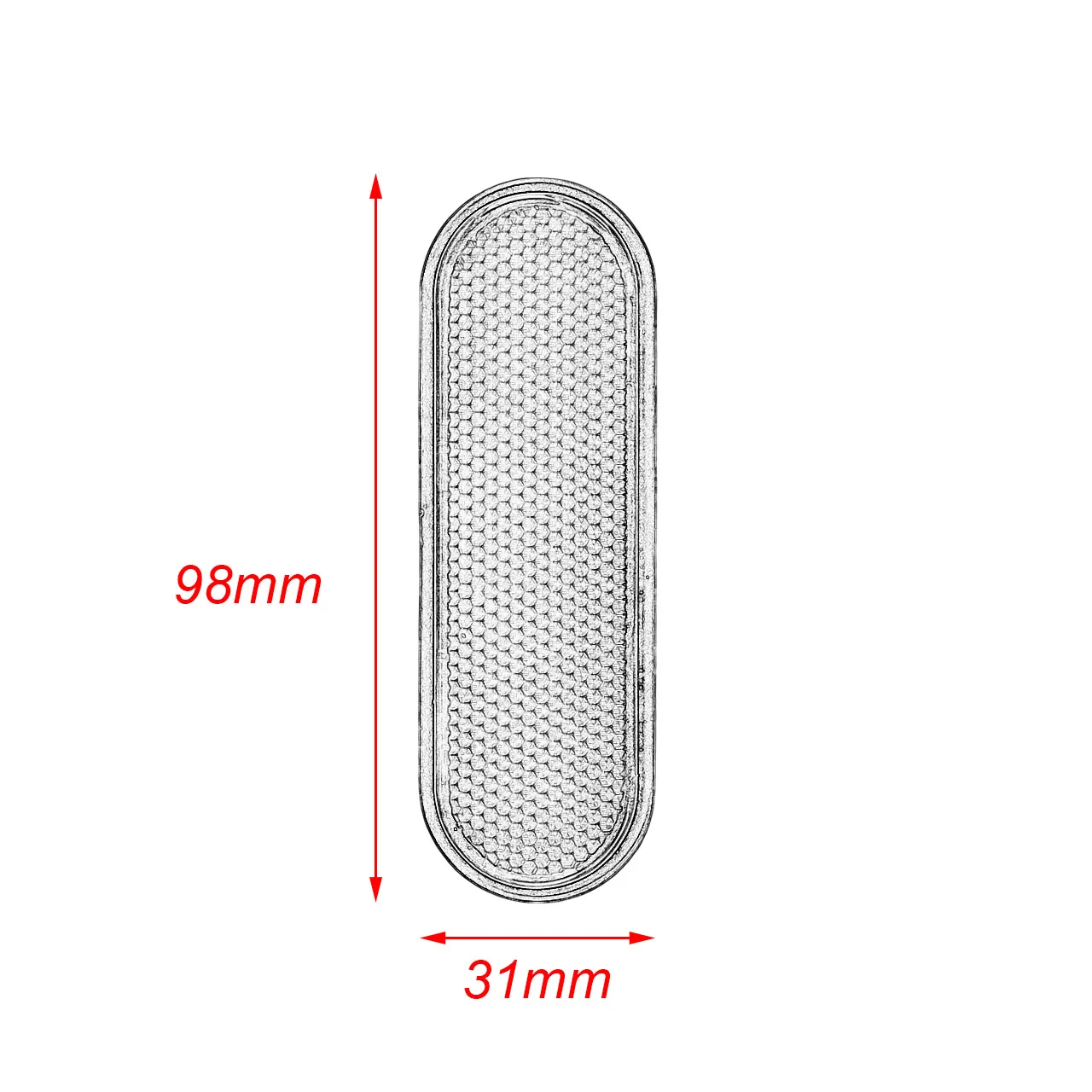 Motorcycle Front Fork Leg Reflector Cover Yellow Reflector Warning Stickers Plastic For Victory Judge Hammer-S Hard-Ball Cap