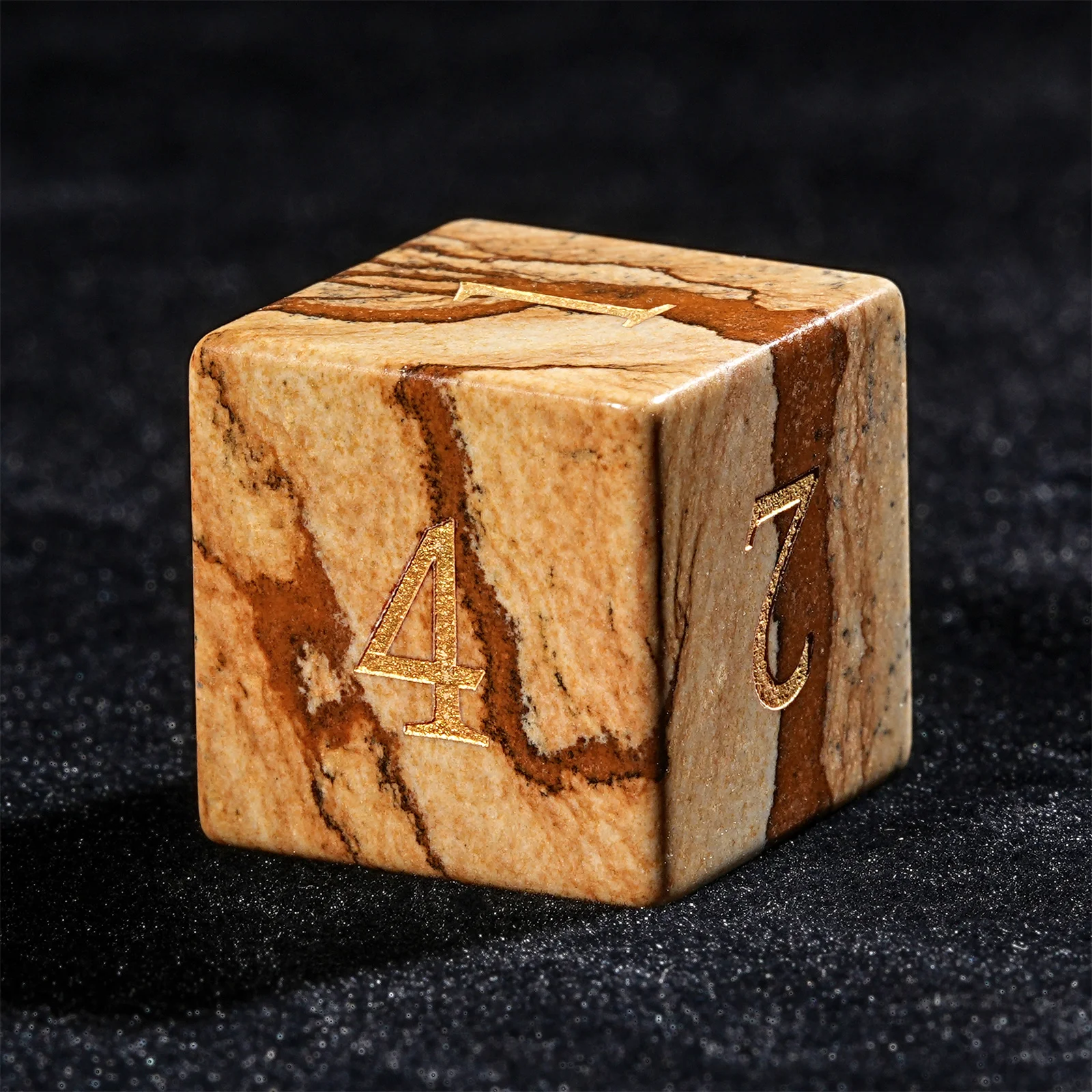 

7 шт. DND Dice, окрашенные камнем, драгоценные камни, игральные кости, золотые игральные кости, многогранные многогранные игральные кости для D&D, игра COC, ролевой игровой стол для ролевых игр