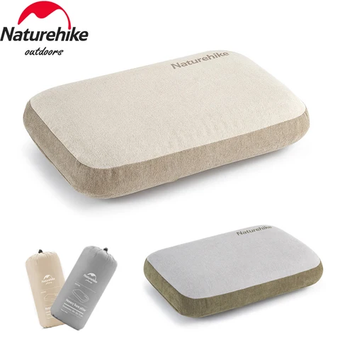 Naturehike-square memory foam travesseiro, portátil, para acampamento ao ar livre, viagens, camping, sesta, fácil de armazenamento, novo