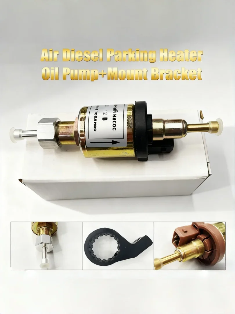 Heavy Duty 12V/24V Ultra-Quiet Parking Heater Fuel Pump with Premium Motor Durable Extreme Temperature for Vehicle