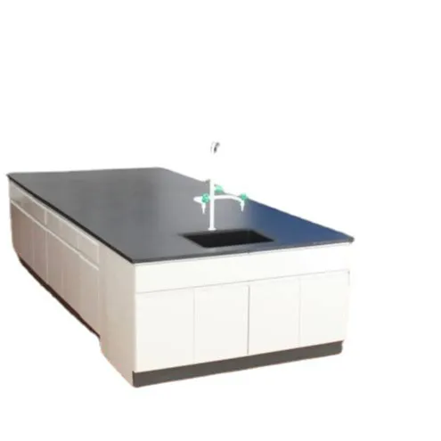 18Mm marble countertop, laboratory impact resistant all-steel high temperature table, high temperature resistant central experim