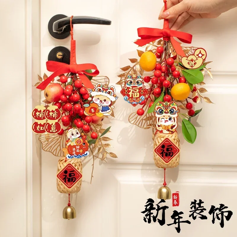 2025 New Year of the Snake decorative blessing pendant New Year living room pendant New Year atmosphere layout