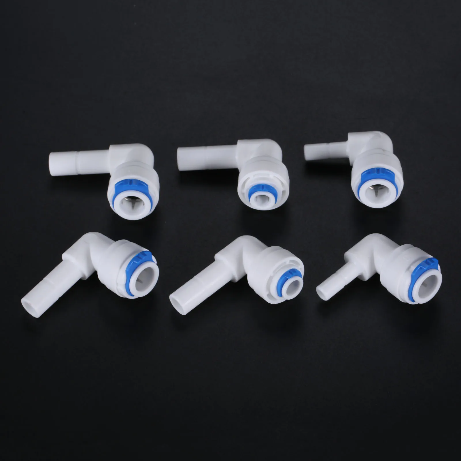 

5Pcs Water Filter Connectors Quick Coupling Reverse Osmosis 1/4 3/8 Hose Connection Water Aquarium Plastic Joint Pipe Fitting