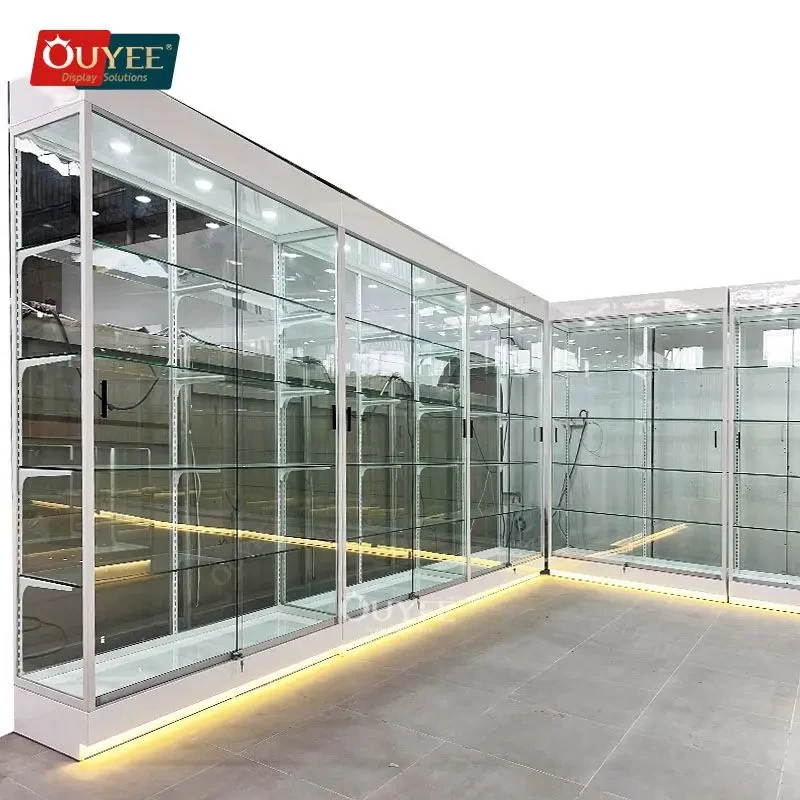 

custom.Factory Wooden Cabinet Decoration Store Fixture Display Glass Display Glass Display Showcases Smoke Shop Showcase