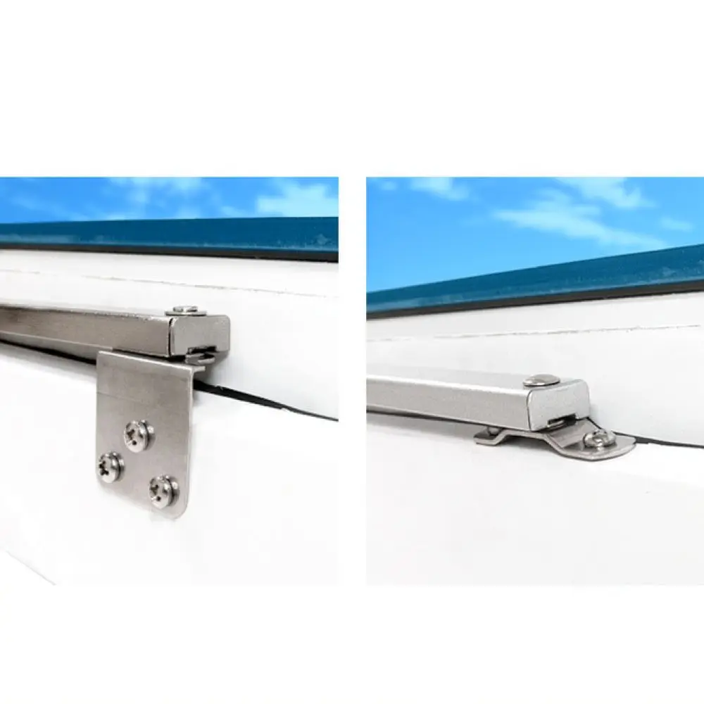 Heavy Duty Window Limiter Telescopic Support Bar Stainless Steel Wind Stopper For Aluminum UPVC Casement Opening Hardware