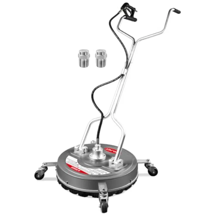 

Насадка для очистки поверхностей под давлением 4500 фунтов на кв. дюйм с 4 колесами и двумя ручками для моек высокого давления